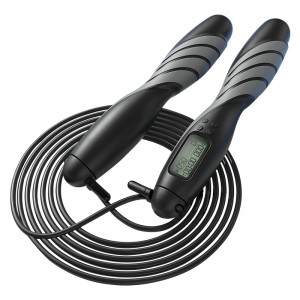 China Wholesale Jumpimg Rope Manufacturers Suppliers - Gym Fitness Sports Equipment Adjustable Weighted PVC Rubber Natural ABS Heavy Smart Digital Counter Jump Professional Skipping Rope – B...