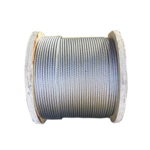 Galvanized wire cable 7X7 steel wire rope