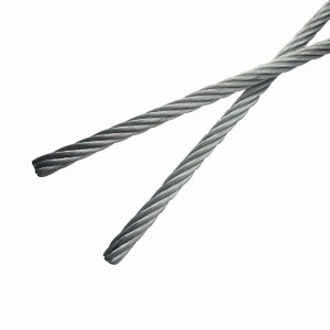 6*37+FC hoisting galvanized steel wire rope