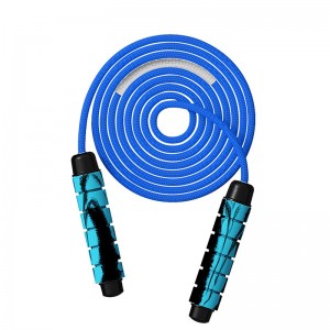 China Wholesale Jump Rope Customize Manufacturers Suppliers - Weighted Jump Rope 9mm Tangle-Free Rapid Heavy Jump Ropes for Workout Fitness, Cotton Rope Adjustable Length for Crossfit – Bangyi