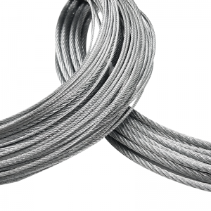 6*12+7FC Galvanized steel wire rope 3-12 mm