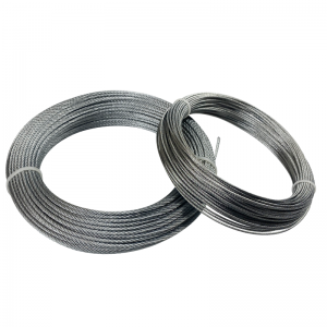 Original China Hot Dipped Galvanized Steel Wire Rope