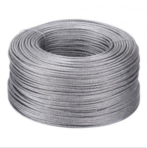 Hot-dip galvanized steel strand 1*19 communication power steel strand