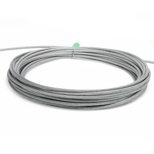 China Wholesale Electro Galvanized Iron Wire Manufacturer Manufacturers Suppliers - 1×19 Galvanized steel wire rope for control cables binding wire – Bangyi