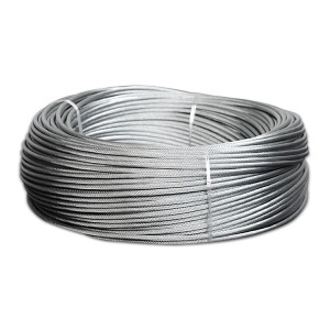 1×19 Galvanized steel wire rope for control cables binding wire