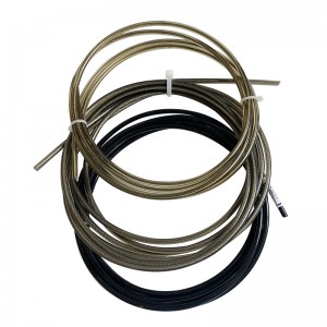 Black Color PVC/PU/Nylon coated steel wire rope