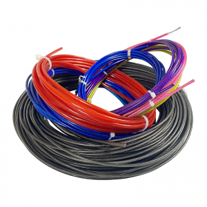 Colorful coated steel wire rope PVC PU Nylon coating galvanized wire cable