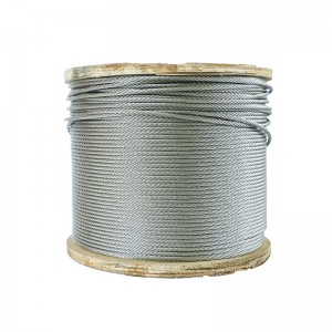 Galvanized steel wire rope Steel Core 6*7+IWS 6*19+IWRC