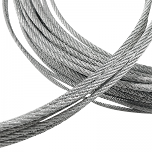 Galvanized wire cable 7X7 steel wire rope