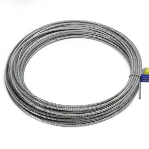 6*7+FC Hot-Dip Galvanized steel wire rope 1.5-12 mm