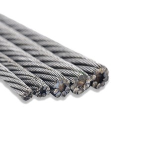 7×19 Galvanized steel wire rope 3 mm-16 mm Hoisting Wire rope