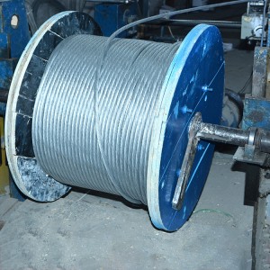 Hot-dip galvanized steel strand 1*19 communication power steel strand