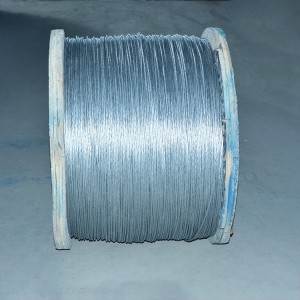 Hot-dip galvanized steel strand 1*19 communication power steel strand