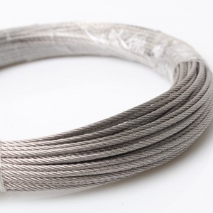 1.5mm Stainless Steel  Wire Rope 7×7 clothesline wire cable