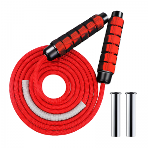 China Wholesale Jumping Rope Withcounter Skipping Manufacturers Suppliers - Cotton weight skipping rope fitness jump rope – Bangyi