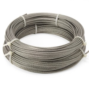 China Wholesale Coated Stainless Steel Wire Rope Supplier Manufacturers Suppliers - 304/316 Stainless Steel  Wire Rope 7×7/7×19 1.0mm~12mm – Bangyi