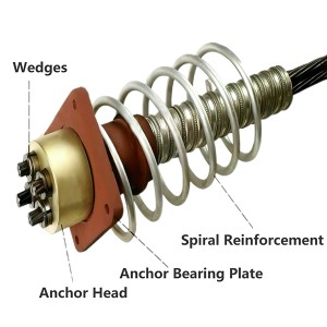 Post Tension Concrete Anchor System round anchor flat anchor Mine Anchorage