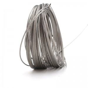 1.5mm Stainless Steel  Wire Rope 7×7 clothesline wire cable