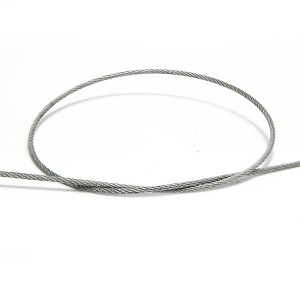 China Wholesale Electro Galvanized Steel Wire Manufacturer Factories Pricelist - Galvanized steel wire rope 7*7 1.5mm 2.0mm 3.0mm Clothesline rope control cable – Bangyi