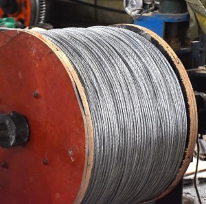 Galvanized steel stranded wire 1*7 /1*19, electrical equipment, overhead lines, galvanized steel stranded wire, steel wire rope