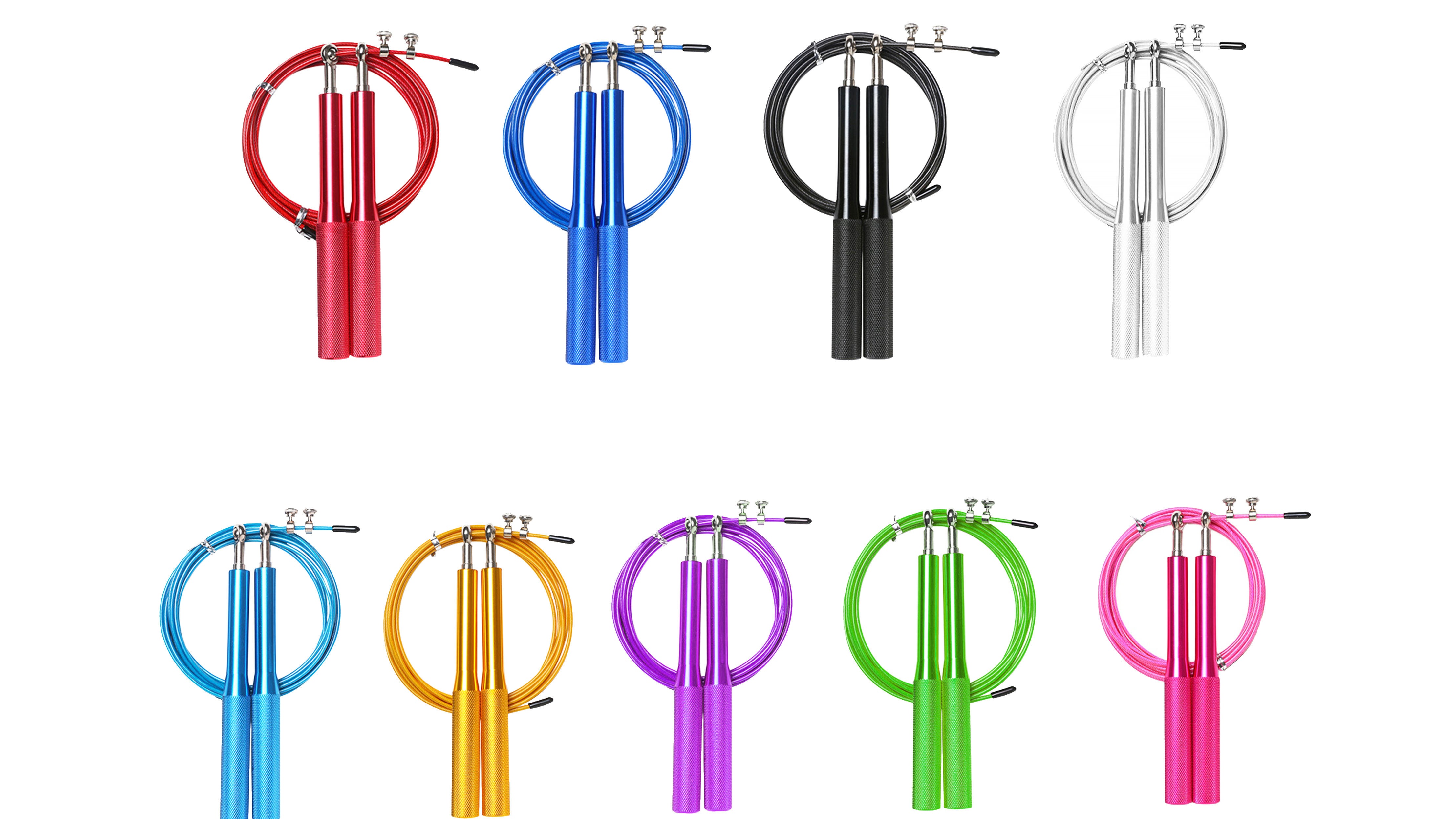 Professional speed skipping rope-Aluminum alloy handle wire skipping rope