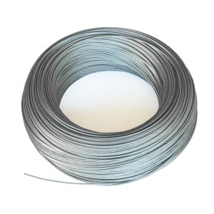 1×7 Galvanized steel wire rope for Seal lock hanging wire cable