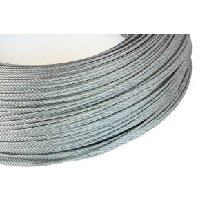 1×7 Galvanized steel wire rope for Seal lock hanging wire cable