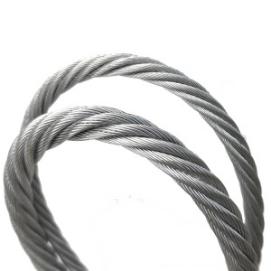 Steel wire rope  steel cable steel wire cable rope with fiber core  6×7+FC  6×19+FC 6×12+FC